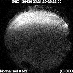 EMCCD 5577 equalized image