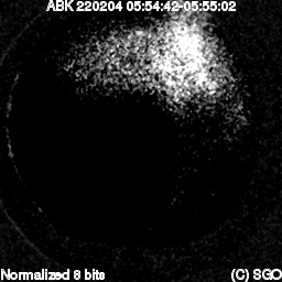 EMCCD 5577 equalized image