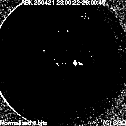 EMCCD 5577 equalized image