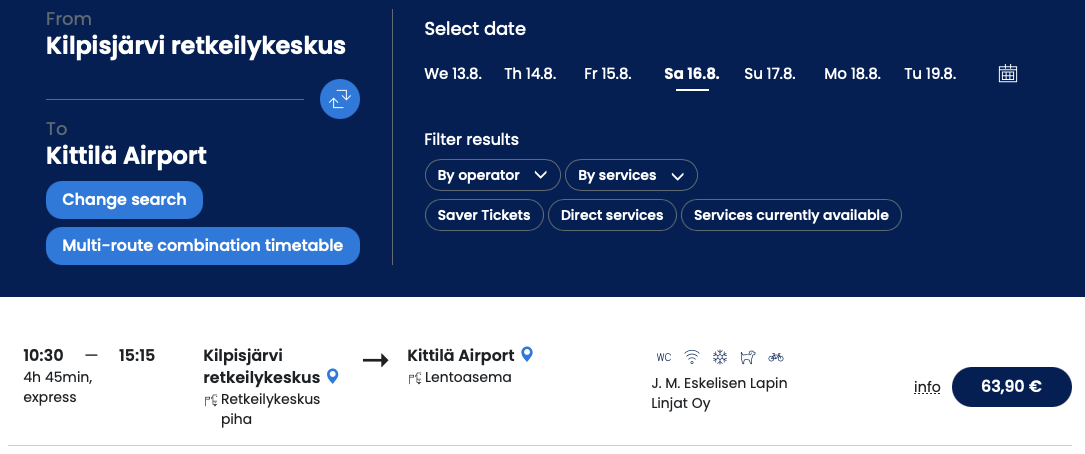 Kilpisjärvi-Kittilä